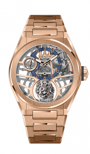 Zenith Defy Zero G Rose Gold Skeleton Bracelet