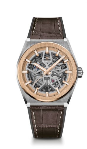 Zenith Defy Classic 41mm Titanium Rose Gold Alligator