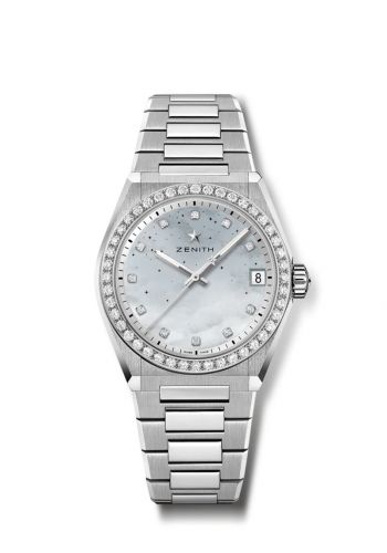 Zenith Defy Midnight Stainless Steel Diamond MOP