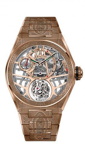 Zenith Defy Zero G Rose Gold Virgen de Guadelupe Edition