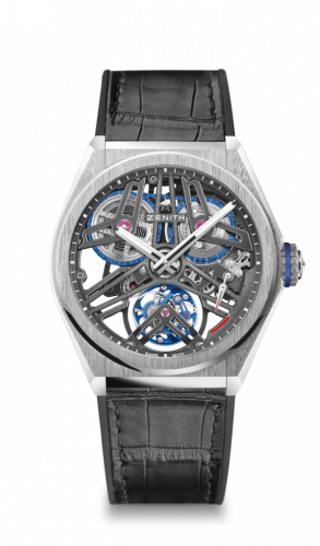 Zenith Defy Fusee Tourbillon Platinum Skeleton Alligator