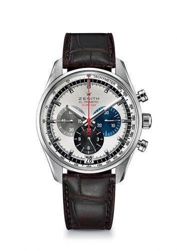 Zenith El Primero Chronomaster 42 Stainless Steel Silver Alligator