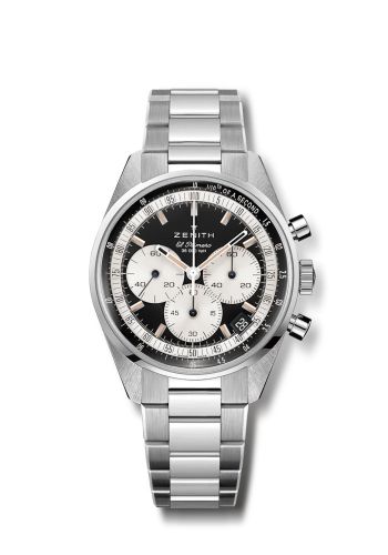Zenith El Primero Original Stainless Steel Black Bracelet