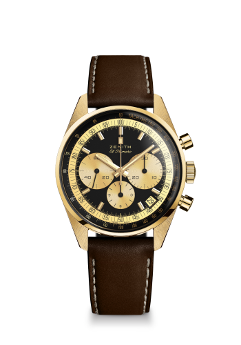 Zenith El Primero A386 Revival Yellow Gold Black Phillips