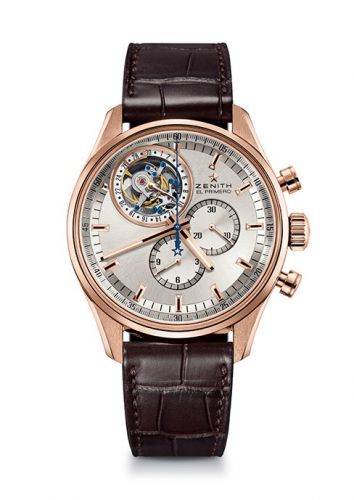 Zenith El Primero Tourbillon Rose Gold Silver