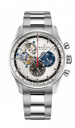 Zenith El Primero Chronomaster Open Stainless Steel Silver 1969 Bracelet