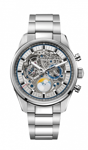Zenith El Primero Chronomaster Grande Date Full Open Stainless Steel Bracelet