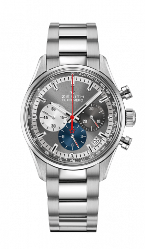 Zenith El Primero Chronomaster 38 Stainless Steel Slate Bracelet