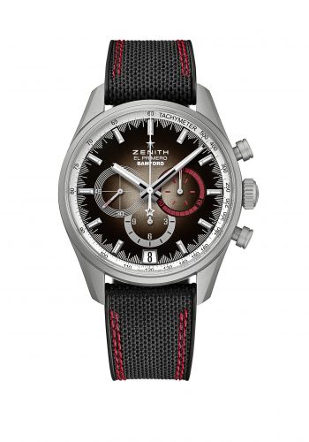 Zenith Chronomaster El Primero Radar Stainless Steel Brown Rubber