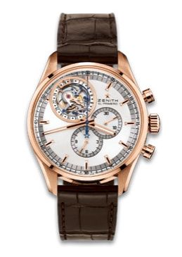 Zenith El Primero Tourbillon Rose Gold Silver