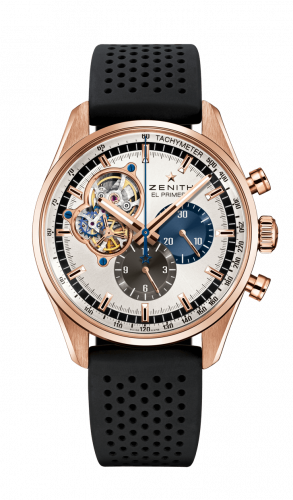Zenith El Primero Chronomaster 1969 Gold Silver Rubber