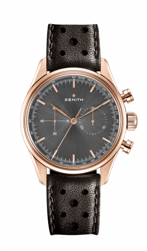 Zenith El Primero 146 Rose Gold Grey Calf