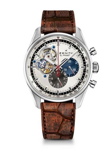 Zenith El Primero Chronomaster Open Stainless Steel Silver 1969 Alligator