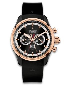 Zenith El Primero Rattrapante PVD Rose Gold Black