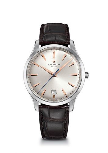 Zenith Elite Central Second Silver