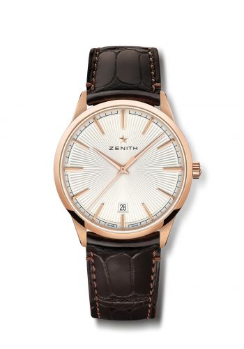 Zenith Elite Classic 40 Rose Gold Silver