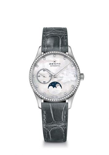 Zenith Elite Ultra Thin Lady Moonphase MOP Diamond