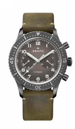 Zenith Cronometro Tipo CP-2 Flyback Aged Steel Slate
