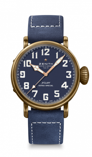 Zenith Pilot Type 20 Extra Special 45mm Bronze Blue