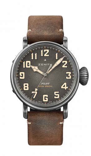 Zenith Pilot Type 20 Ton Up Aged Steel Slate Strap