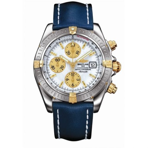 Breitling Chronomat Evolution Stainless Steel Yellow Gold MOP