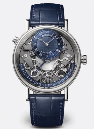 Breguet Tradition 7597 Quantième Rétrograde Platinum Blue