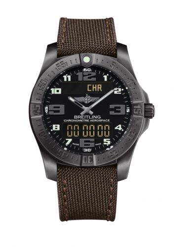 Breitling Aerospace Evo Night Mission Black Military Foldng