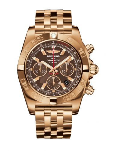 Breitling Chronomat 44 Rose Gold Metallica Brown Bracelet
