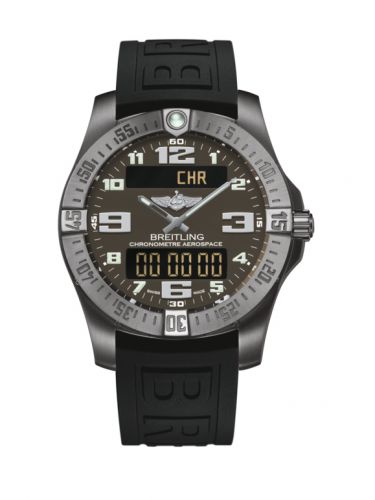 Breitling Aerospace Evo Titanium Grey Rubber Pin