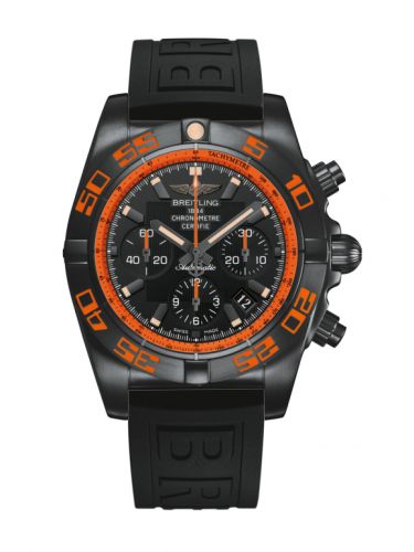 Breitling Chronomat 44 Blacksteel Raven Rubber