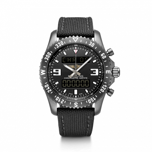 Breitling Chronospace Military Blacksteel Volcano Black Military Pin