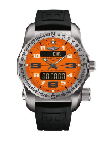 Breitling Emergency II Titanium Orange Rubber Folding