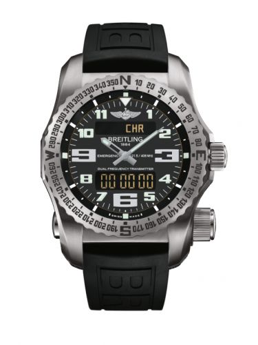 Breitling Emergency II Titanium Black Rubber Folding