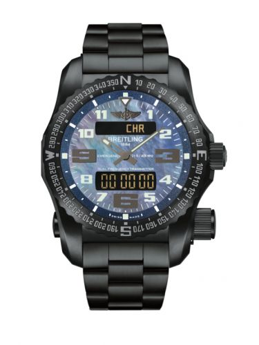 Breitling Emergency II Night Mission Blue Mother-of-Pearl Bracelet