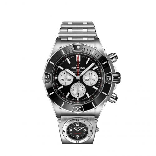Breitling Super Chronomat B01 44 Stainless Steel Black Rouleaux - UTC