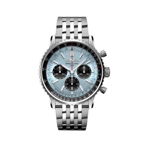 Breitling Navitimer B01 Chronograph 43 Stainless Steel Ice Blue Bracelet