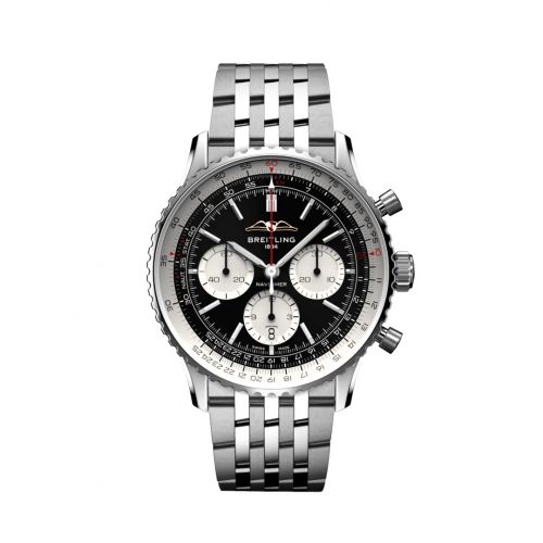 Breitling Navitimer B01 Chronograph 43 Stainless Steel Black Bracelet