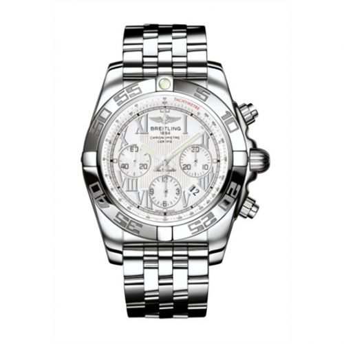 Breitling Chronomat 44 Stainless Steel Antarctica White Bracelet