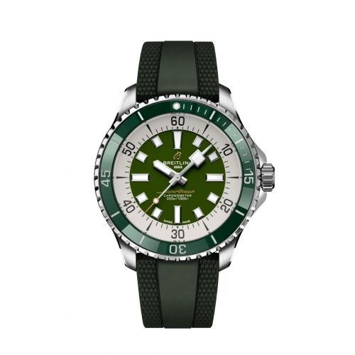 Breitling SuperOcean Automatic 44 Stainless Steel Green Rubber