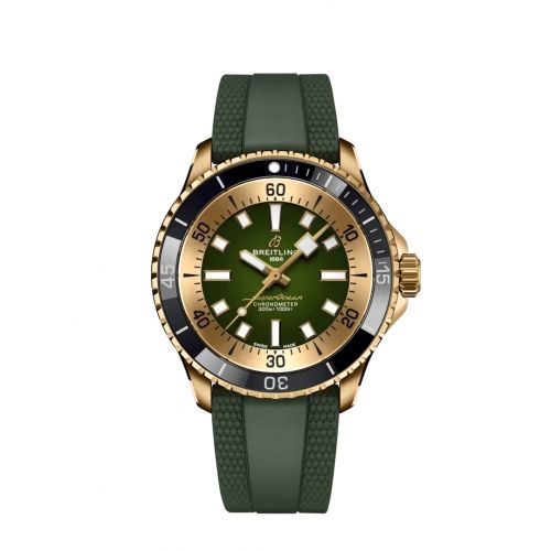 Breitling SuperOcean Automatic 42 Bronze Green Rubber