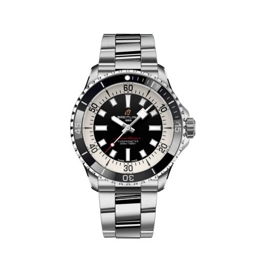 Breitling SuperOcean Automatic 42 Stainless Steel Black Bracelet