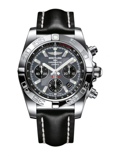 Breitling Chronomat 44 Stainless Steel Blackeye Grey Calf