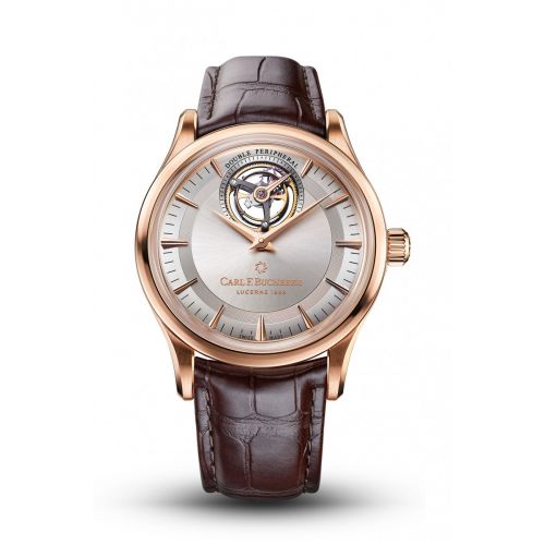 Carl F. Bucherer Heritage Tourbillon Double Peripheral Rose Gold Silver