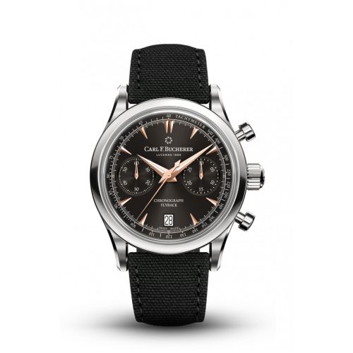Carl F. Bucherer Manero Flyback 40 Stainless Steel Black