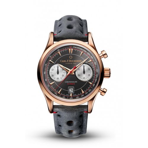 Carl F. Bucherer Manero Flyback Rose Gold Black