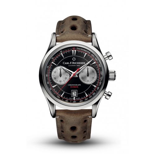 Carl F. Bucherer Manero Flyback Stainless Steel Black
