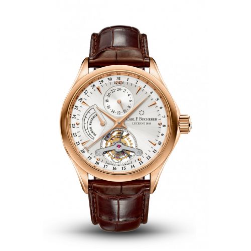 Carl F. Bucherer Manero Tourbillon Rose Gold Silver