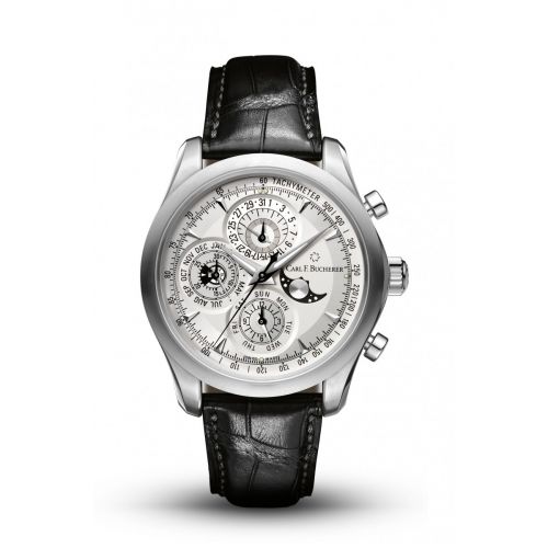 Carl F. Bucherer Manero Chronoperpetual Stainless Steel Silver