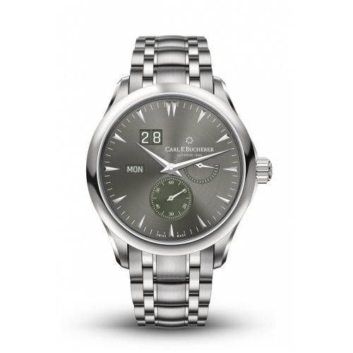 Carl F. Bucherer Manero Peripheral BigDate Stainless Steel Grey Bracelet