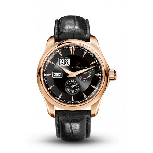 Carl F. Bucherer Manero PowerReserve Rose Gold Black